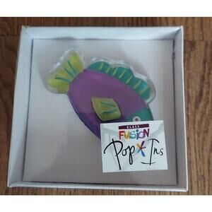 Demdaco Silvestri Glass Fusion Pop Ins Fish New in Box